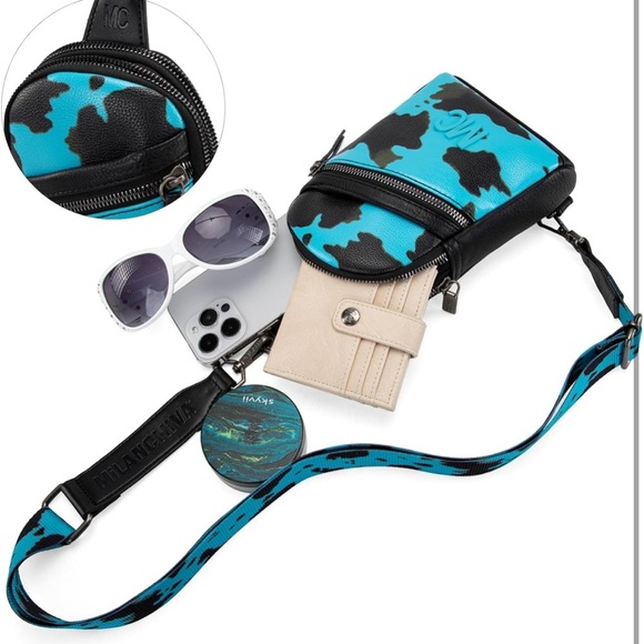 Western Cow print Crossbody Bag - Picture 6 of 7